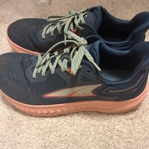 Altra Navy Running Shoe with Mint Accents, Torin 7